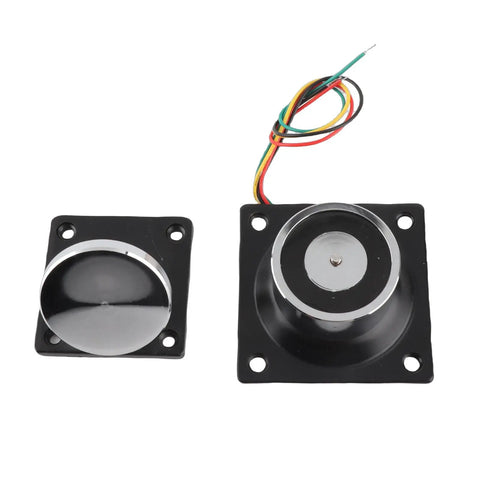 Heavy Duty Electromagnetic Door Holder With 132 Pound Strong Suction for Wooden and Fire Doors features Smart Power On Locking Mechanism in Cast Steel.