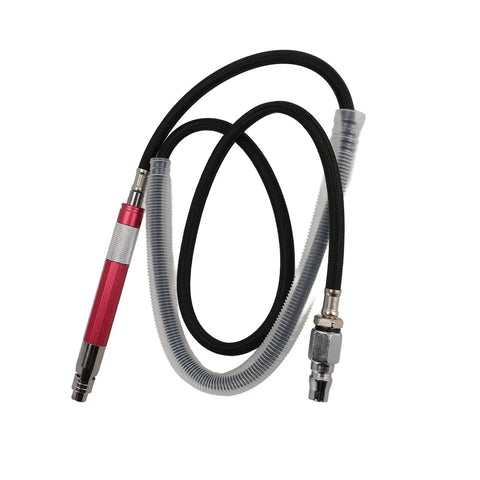 Workhorse Air Pencil Die Grinder At 58000 Rpm features a slim grip and flexible hose for precision in tight spaces.