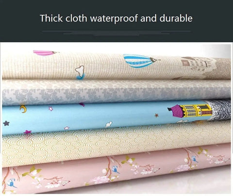 Portable Hanging Closet Wardrobe Freestanding Storage Organizer With Seriously Solid Steel Pipe Construction And Easy Quick Snap Assembly Fabric Clothes Shoe Cabinet Boss Level Storage, showcasing thick waterproof fabric rolls.