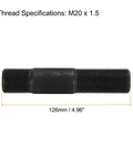 Heavy Duty Knockout Punch Draw Stud M20x1.5 Thread 126mm Length Chromium Steel Heat Treated