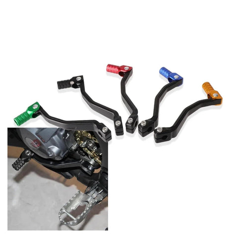 Foldable Gear Shift Lever For KLX 230 Motorcycle Beefy Rear Shifter Pedal For Easy Foot Change Folding Rod Lever Durable Aluminum Build Smooth Shifting Quick Install Street Ready Safety Enhancement