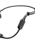 PGA31-TQG Wireless Headworn Condenser Microphone With Cardioid Pattern, Secure Gooseneck Headset Fit, Detailed Crisp Vocals, Noise Rejection, High Gain Before Feedback, Gig-Ready For Live Performances And Speaking Gigs. Black headworn mic with gooseneck and TA4F connector.