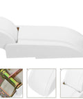 Rugged Universal Spring Assisted Freezer Door Hinge Replacement For Refrigerators And Chest Freezers Featuring Hassle Free Installation and smooth automatic close, white finish