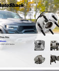 Rear Wheel Hub Bearing Assembly With ABS Replacement For 2007 2012 Nissan Sentra Left Or Right 1 Piece Plug And Play