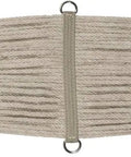 Mohair Sawbuck Double Pack Cinch With Nickel Plated 3 Inch And 2 Inch Rings Durable Sawbuck Style Saddle Cinch Two Pack Mohair Blend For Smooth Fit And Comfort Available In Sizes 26 28 28 30 30 32 32 34, beige sawbuck saddle cinch with nickel rings