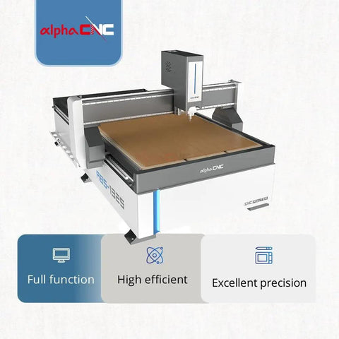 Beefy Heavy Duty Tank Grade CNC Wood Router 1325 4x8 for engraving, cutting, and milling MDF woodworking furniture cabinet plywood processing