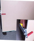 Rock Solid Two Piece Gypsum Board Lifter And Ceramic Tile Glass Carrier Pair With Adjustable Angle Handles for easy gripping.
