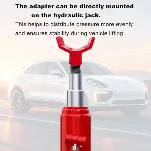 2 In 1 Bottle Jack Adapter Safe Steel Lifting Saddle For 3 Inch And 4 Inch Round Or Square Axle Tubes Fits 1.65 Inch