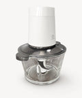 Cuisine Talent Electric Food Chopper With 1.8L Glass Bowl 150W Motor for chopping soft meat and veggies, compact design.