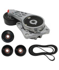 Top Tier Serpentine Belt Drive Component Kit For Ford F-150 2005 To 2014 V8 Models With 4.6L And 5.4L Engines Includes Tensioner Plus Idler Pulleys, belt and pulleys