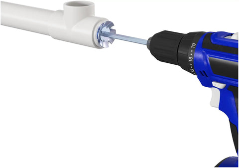 Ram Bit Socket Saver One And A Half Inch Hub Cleaner for Drill Removes SCH 40 from Hub Fits Half Inch Variable Speed Drill