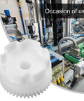 Plastic Gear Set For RS550 And RS390 Motors next to industrial machinery, battery powered vehicle accessories visible.