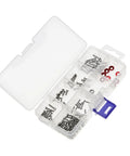 108 Piece Hex Socket Screw And Washer Kit For 1 By 18 Scale RC Cars Including Granite Typhon Mojave Grom Pro Grade Hardware