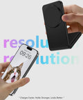 Fast Magnetic Wireless Charger Stand For iPhone 12 Through 17 Series With MagSafe in use with phone on display
