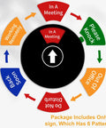 Rotating Privacy Door Sign For Offices No Fuss Do Not Disturb Out Of Office Please Knock In A Meeting Working Remotely And Back Soon