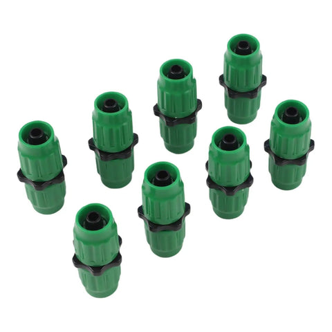 Fix Your Leaky Hoses Like A Pro With This Awesome Expandable Garden Hose Repair Kit For 5/8 And 3/4 Inch Sizes That Lets You Quick Fix Any Damaged Sections Fast Without Calling A Plumber Today. Green plastic hose repair connectors for 5/8 and 3/4 inch garden hoses