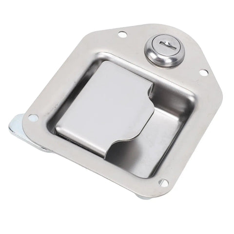 Tough As Nails Stainless Steel Trailer Toolbox Latch With Key Lock For UTV RV ATV And Dog Box Secure Metal Hasp Anti Theft Gear Storage No Sweat Setup Now