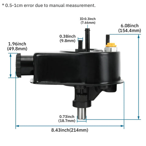 Power Steering Pump For MerCruiser Volvo Penta OMC Cobra Boats, Compatible With 3.0L 4.3L 5.0L 5.7L 5.8L 7.4L 7.5L 8.2L Marine Engines, Replaces 3888323 3850491 3850492, Delivers Smooth Steering And Reliable Engine Support