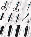 Pro Grade 26 Piece Manicure Set With Stainless Steel Nail Clippers And Multifunction Tools for Hand Care Facial Care and Foot Care