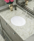 Marble Grey Green Self Adhesive Contact Paper 160 x 36 Inch Peel And Stick Vinyl Wallpaper on bathroom countertop