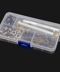 One Quarter Inch Grommet Kit 200 Piece Set With Durable Metal Eyelets And Tools In Gold Silver Black Bronze For Leather Craft Diy Projects