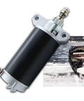 Starter Motor For Mercury Mariner Outboard 40 HP 50 HP 60 HP 4 Stroke 2001 Through 2020 Fits 40EL 50EL 60EL EFI Close-up