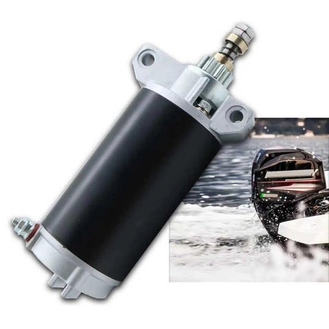Starter Motor For Mercury Mariner Outboard 40 HP 50 HP 60 HP 4 Stroke 2001 Through 2020 Fits 40EL 50EL 60EL EFI Close-up