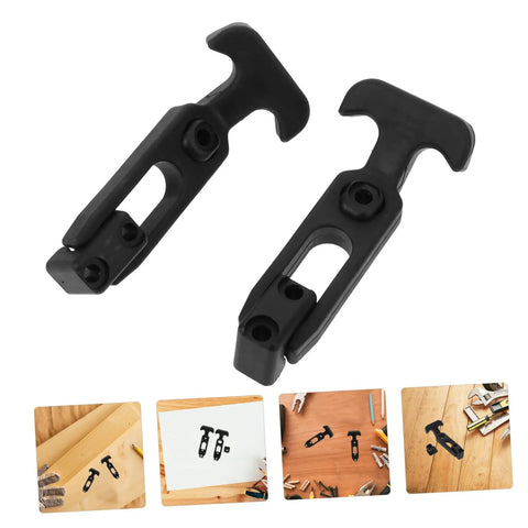 Two Pack Flexible T Handle Draw Latches With Rubber Seal Beefy Heavy Duty Toolbox Locks abrasion resistant closeup