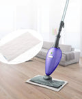 Eight Pack Replacement Steam Mop Pads For OApier S5 S6 S15 S1 S4 S12 And Light N Easy S3101 mop with pad on wooden floor