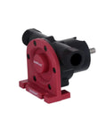 Drill Pump Attachment With Self Priming Water Transfer Pump For Drills, 750 GPH, garden hose compatible, side view.