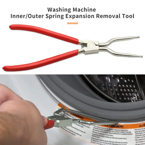 DIY Friendly Washing Machine Inner And Outer Door Spring Expansion Removal Tool Easy Install For Replacing Door Boot Clips Fits LG WM0532HW And Samsung TJTSE 1 1268535 EA3569695 AH3569695 PS3569695 Red
