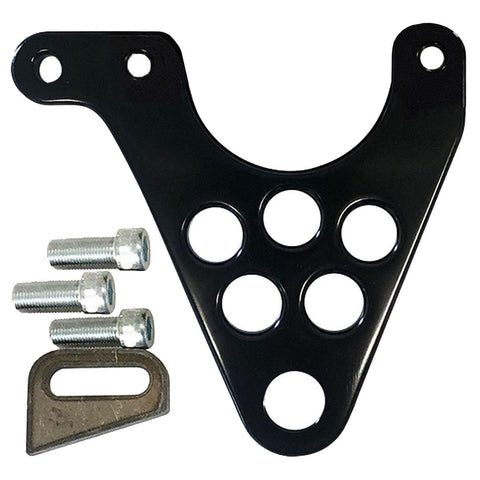 125x4R 4 Piston Rear Brake Caliper Kit For Harley-Davidson Polished Finish 1 Inch Axle 25mm Bolt On Upgrade For Custom Choppers Twisted Choppers Edition Fits Rear Caliper Mounting