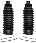 Steering Rack And Pinion Tie Rod Boots Kit 2 Pack With Bellows Replacement Rubber Boots For Honda Pilot Toyota Avalon Camry Corolla