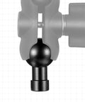 Durable Aluminum 17mm Ball Head Mount With A One Quarter Inch Twenty Screw, Universal Adapter for versatile setups.