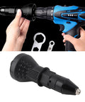 Kick Up Your DIY Game With This Electric Rivet Adapter For Drills. Effortless 2.4mm To 4.8mm Installation Plus Tough Three Claw Design Makes Vehicle Mods And Mechanical Upgrades A Total Breeze Without The Strain. drill rivet tool
