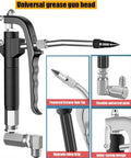 Gutsy Pneumatic Air Grease Pump For 20 Liter Oil Drum with universal grease gun head and flexible joint design for easy lubrication.