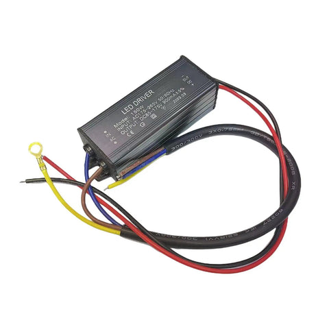 Rock Solid 4 Pack Led Power Supply Adapter IP66 Waterproof Aluminum Cooling Shell with wiring for industrial outdoor use.