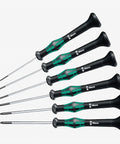 Kraftform Micro Torx HF Precision Screwdriver Set, 6 Piece, Ergonomic Black Handles For Tiny Fasteners, Durable Torx Bits, Great For DIY Electronics Repair And Precision Assembly