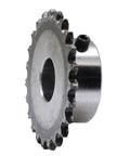 Side view of Helical Gear 1pc 25H 04C Precision Steel Industrial Transmission Sprocket Chain Gear With 50 Teeth Bore 15mm
