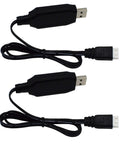 2 Pack H102 7.4V 1.3A LiPo Charger Cable With XH-3P Plug For RC Trucks Boats Quadcopters Drones 7.4V 2S Battery