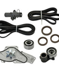 Complete Engine Timing Belt Kit With Water Pump Hydraulic Tensioner Seals For Honda Acura V6 Save Big Cash On Shop Bills Keep Daily Driver Running Smooth As New Without Fear Of Breakdowns For Peace Of Mind Fixing It Yourself At Home Today, water pump and seals
