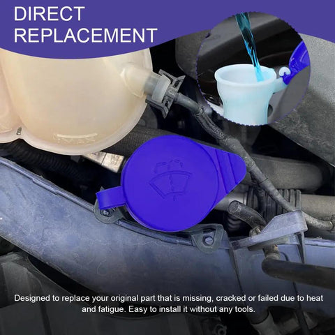 Ford Focus Windshield Washer Fluid Reservoir Cap Replacement Fits 2012 2018 Wiper Covers Tank Cap OEM KT1Z17632A CP9Z17A605A