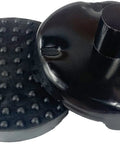 Heavy Duty Floor Jack Saddle With Rubber Pad For 4 Ton Jacks, 4.5 Inch Diameter, 1.14 Inch Stem, Alloy Steel Construction, Black Replacement Part Includes Jack Pad To Prevent Car Scratches, Fits Most Floor Jacks