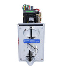Top Tier Generic Electronic Selector For Game Vending Machines In Cool Silver Gray, front view showing installation slot and reject bar.