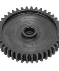 Close-up of single gear from 5 Piece Steel Servo Spur Gear Set With 24 Tooth Internal Spline, 0.8 Modulus Gears For Precision Drive Systems