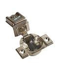 Cabinet Hinges With 1-5/16 Inch Overlay And Soft Close 110 Degree Opening Silver Finish 39C Series Hardware top view
