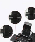Detail view of the High Precision Optical Fiber Cleaver Cutters For Fusion Splicers, showcasing the blade holder and cutting mechanism.