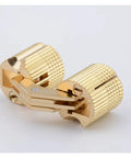 Two Piece Copper Barrel Concealed Cabinet Hinges For Jewelry Boxes And Small Cabinets Invisible Mount Cylindrical Design