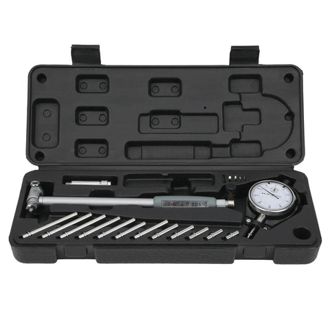 Dial Bore Gauge Set 50 To 160 Mm With 0.01 Mm Accuracy For Engine Cylinder Measurement displayed in open case