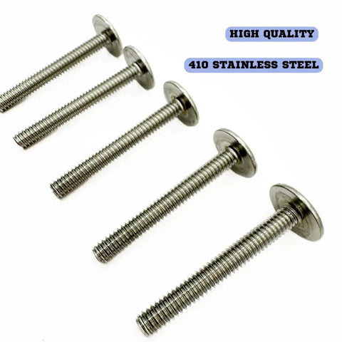 Combo Sidewalk Bolts For Hurricane Shutters And Panels In 304 Stainless Steel, 1/4 Inch By 1-1/4 Inch, 25 Pack, Rock Solid Hurricane Hardware